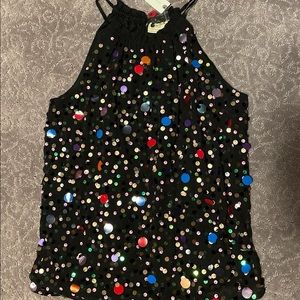 Tank top- has sequins